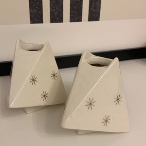 Vintage Geometric Shape Candle Holders